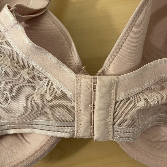 Wacoal Net Effect Underwire Bra 853340, Seamless, Floral Mesh 38DDD - Picture 6 of 14